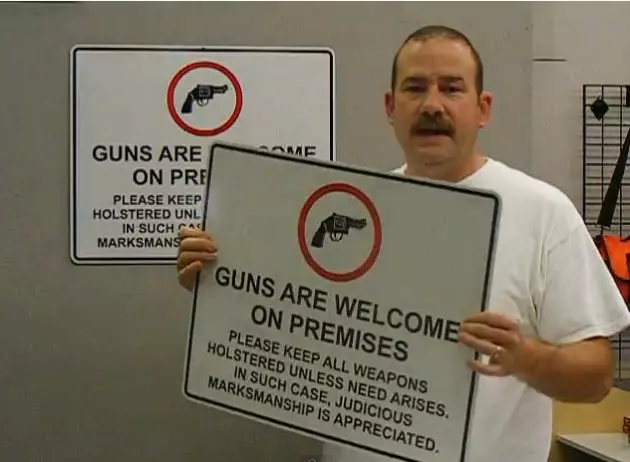 Guns are Welcome on Premises Guns are Welcome on Premises