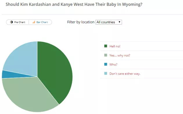 Kim and Kanye Baby Poll Results