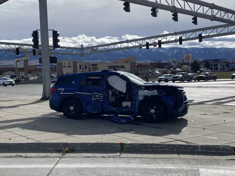 PHOTOS: Casper Police Department Vehicle Involved in Major Crash on CY Avenue and Wyoming Boulevard